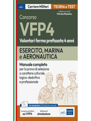 cover image of Concorso VFP4--Esercito, Marina, Aeronautica